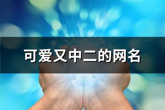 可爱又中二的网名(精选127个)