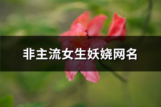 非主流女生妖娆网名(111个)