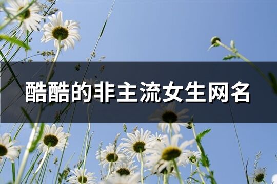 酷酷的非主流女生网名(共296个)