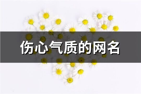 伤心气质的网名(共276个)