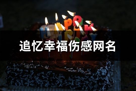 追忆幸福伤感网名(共225个)