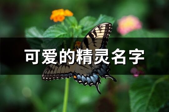 可爱的精灵名字(精选168个)