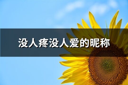 没人疼没人爱的昵称(精选126个)