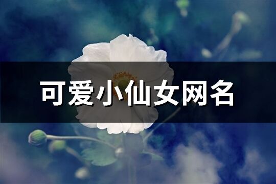 可爱小仙女网名(精选506个)