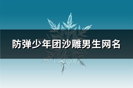 防弹少年团沙雕男生网名(共73个)