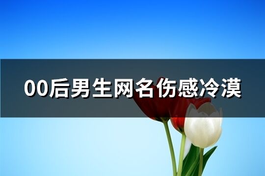 00后男生网名伤感冷漠(163个)