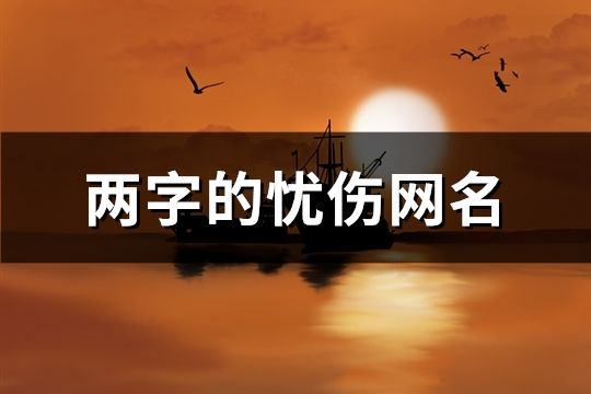 两字的忧伤网名(精选70个)