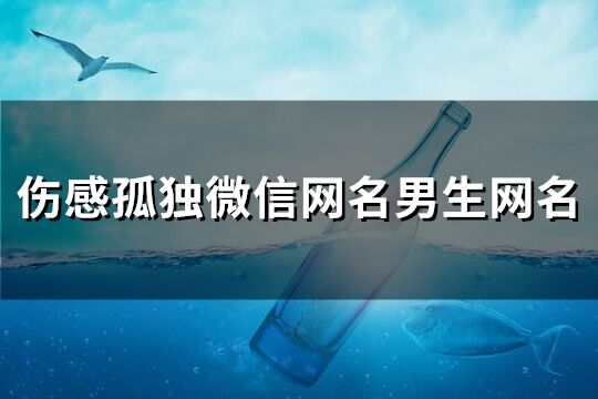 伤感孤独微信网名男生网名(286个)