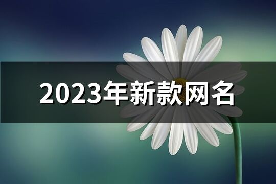 2023年新款网名(优选1885个)