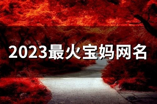 2023最火宝妈网名(精选60个)