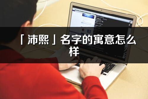 「沛熙」名字的寓意怎么样