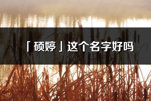 「硕婷」这个名字好吗_硕婷名字寓意,含义