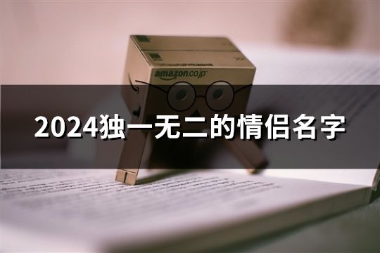 2024独一无二的情侣名字(精选41对)